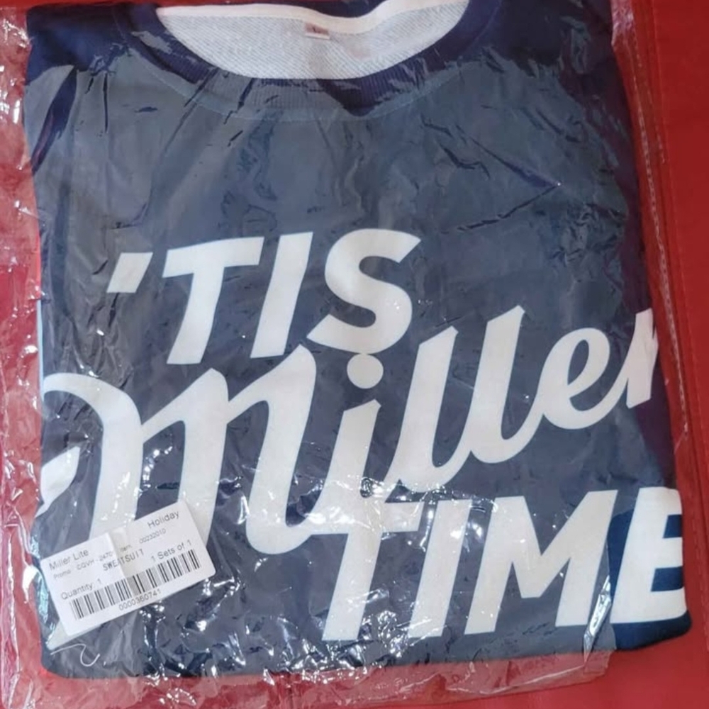 Miller Lite Sweatsuit- 2 pc-New